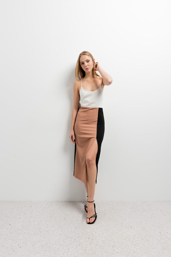Vestido Color Block