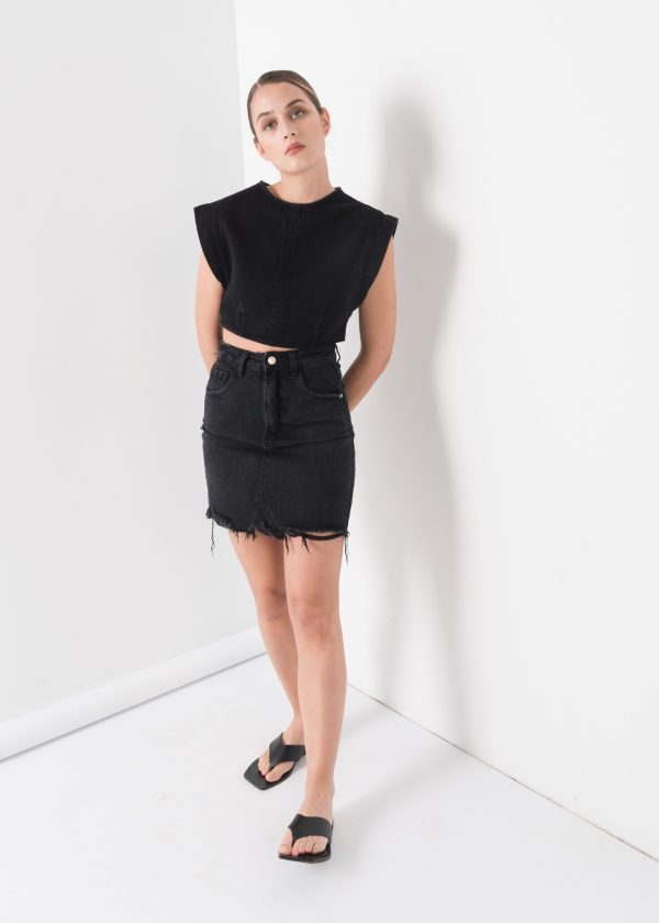 FALDA MINI DENIM