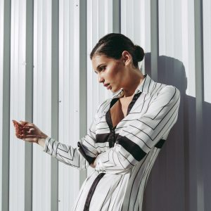VESTIDO CAMISERO RAYAS