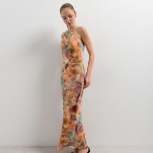 VESTIDO HALTER ESTAMPADO