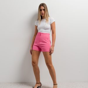 SHORTS TIRO ALTO PINZAS