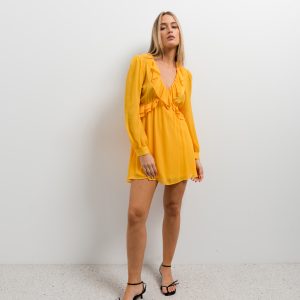 VESTIDO MINI VOLANTES