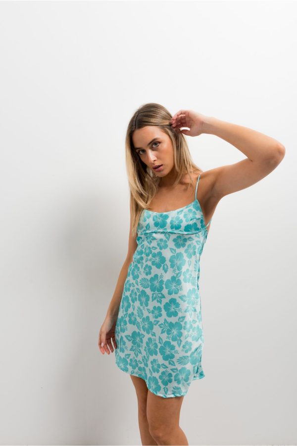 VESTIDO ESTAMPADO SATINADO - Imagen 3