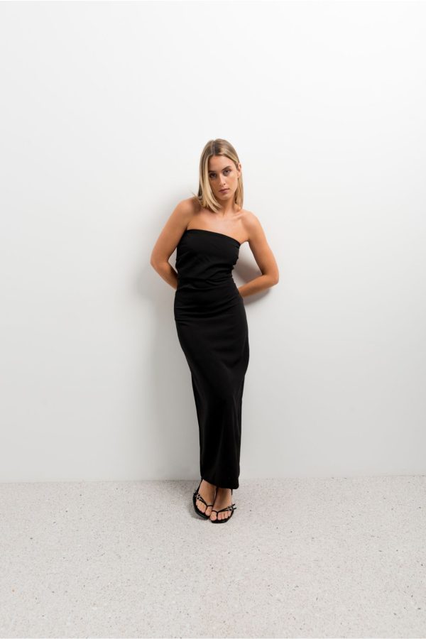 VESTIDO MIDI DRAPEADO - Imagen 2