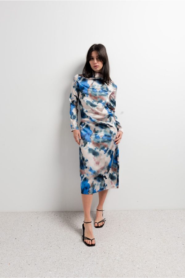 VESTIDO MIDI ESTAMPADO - Imagen 4