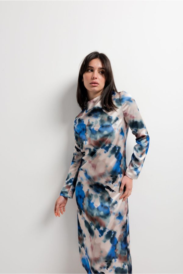 VESTIDO MIDI ESTAMPADO - Imagen 3