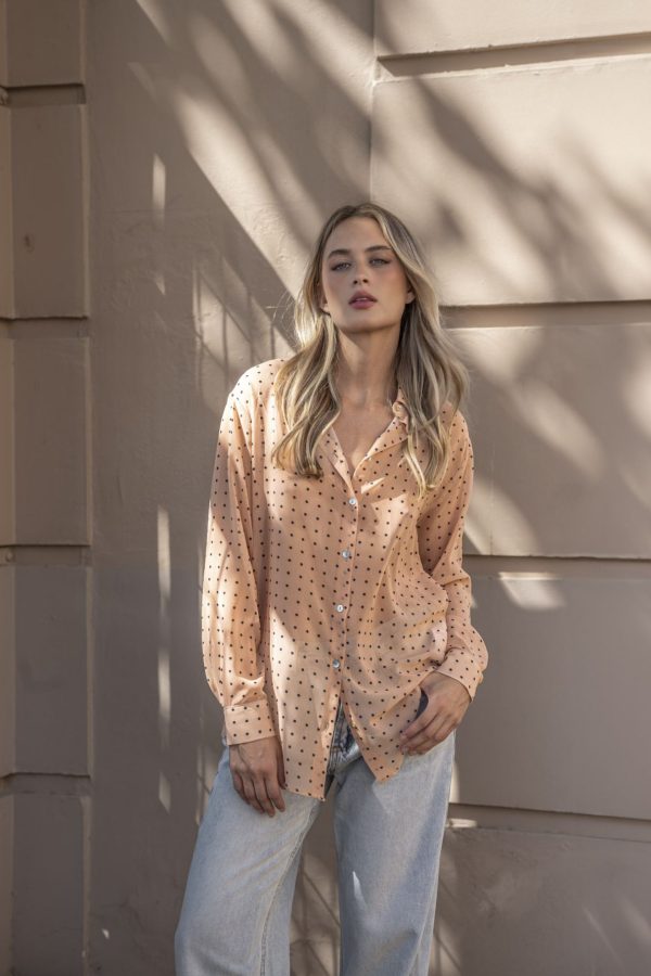 CAMISA ESTAMPADA SEMITRANSPARENTE - Imagen 2