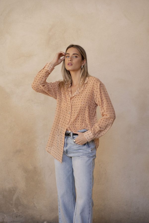 CAMISA ESTAMPADA SEMITRANSPARENTE - Imagen 3