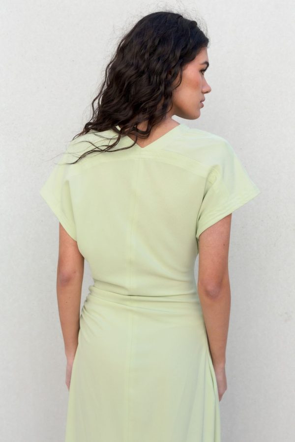 VESTIDO MIDI FRUNCES - Imagen 3