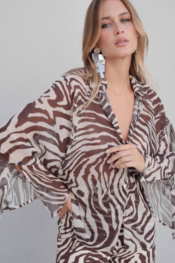 PANTALÓN CULOTTE ESTAMPADO - Imagen 2