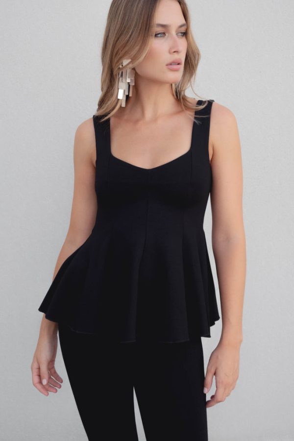 TOP PEPLUM PUNTO - Imagen 4